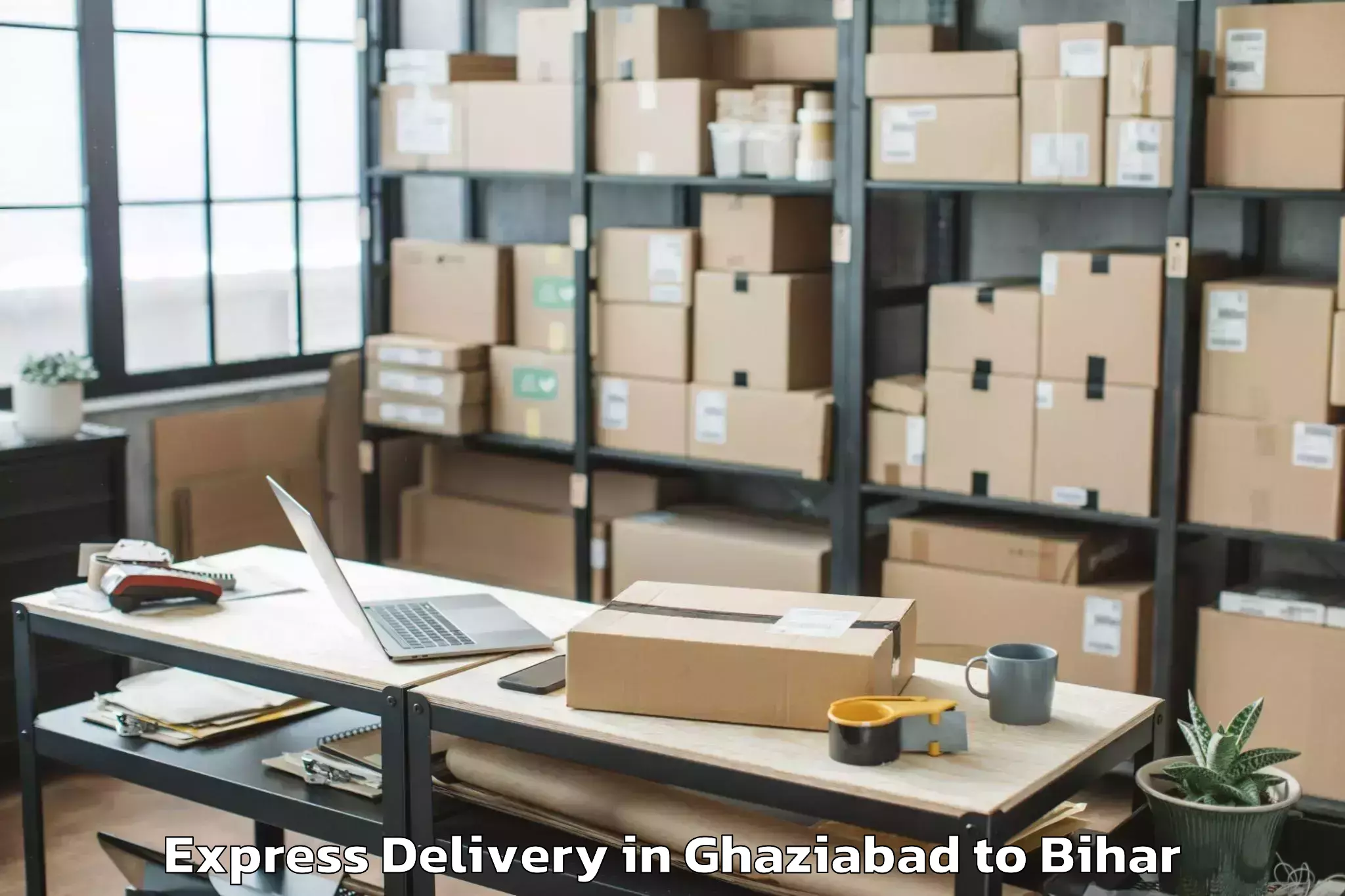 Leading Ghaziabad to Laukaha Express Delivery Provider